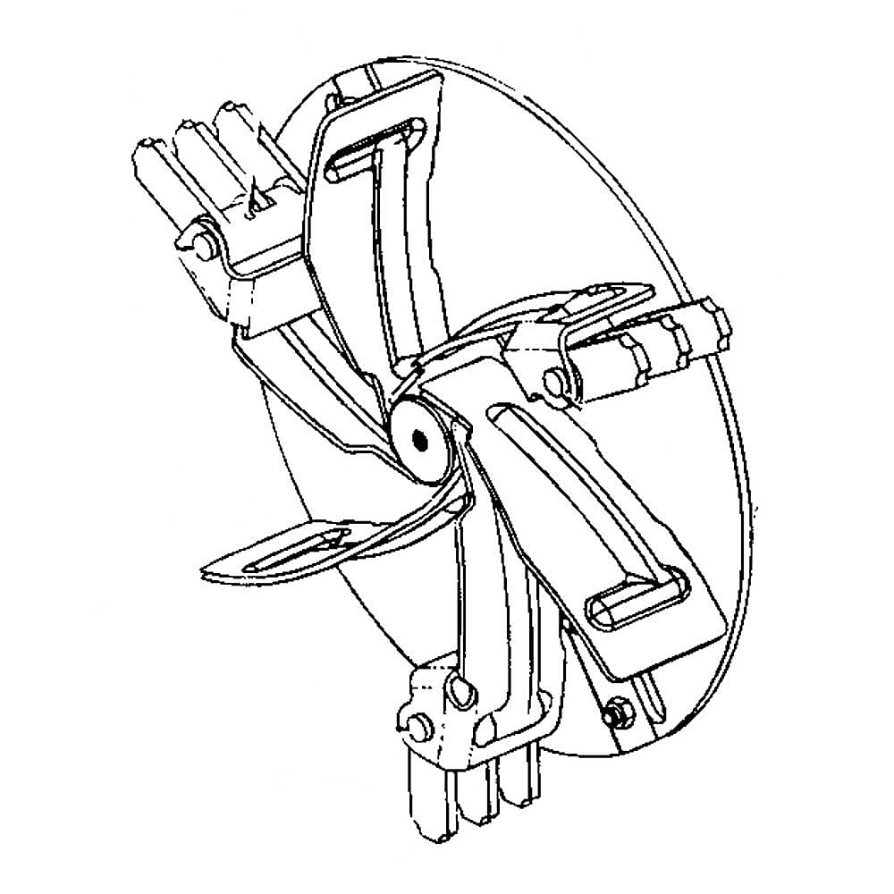 Lawn Vacuum Chipper/Shredder Impeller Plate