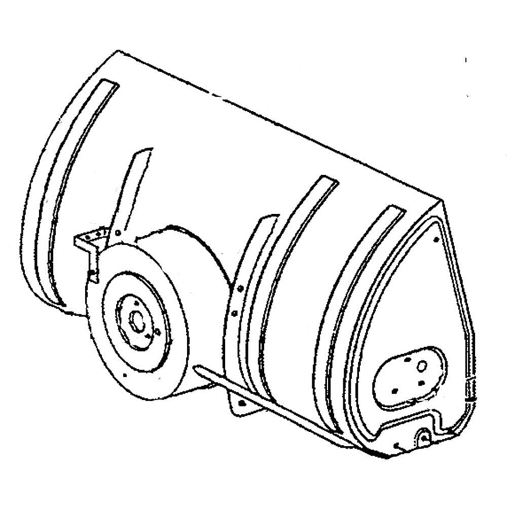 Part #68464, Lawn Tractor Snowblower Attachment Auger Housing (Replaces 65701)