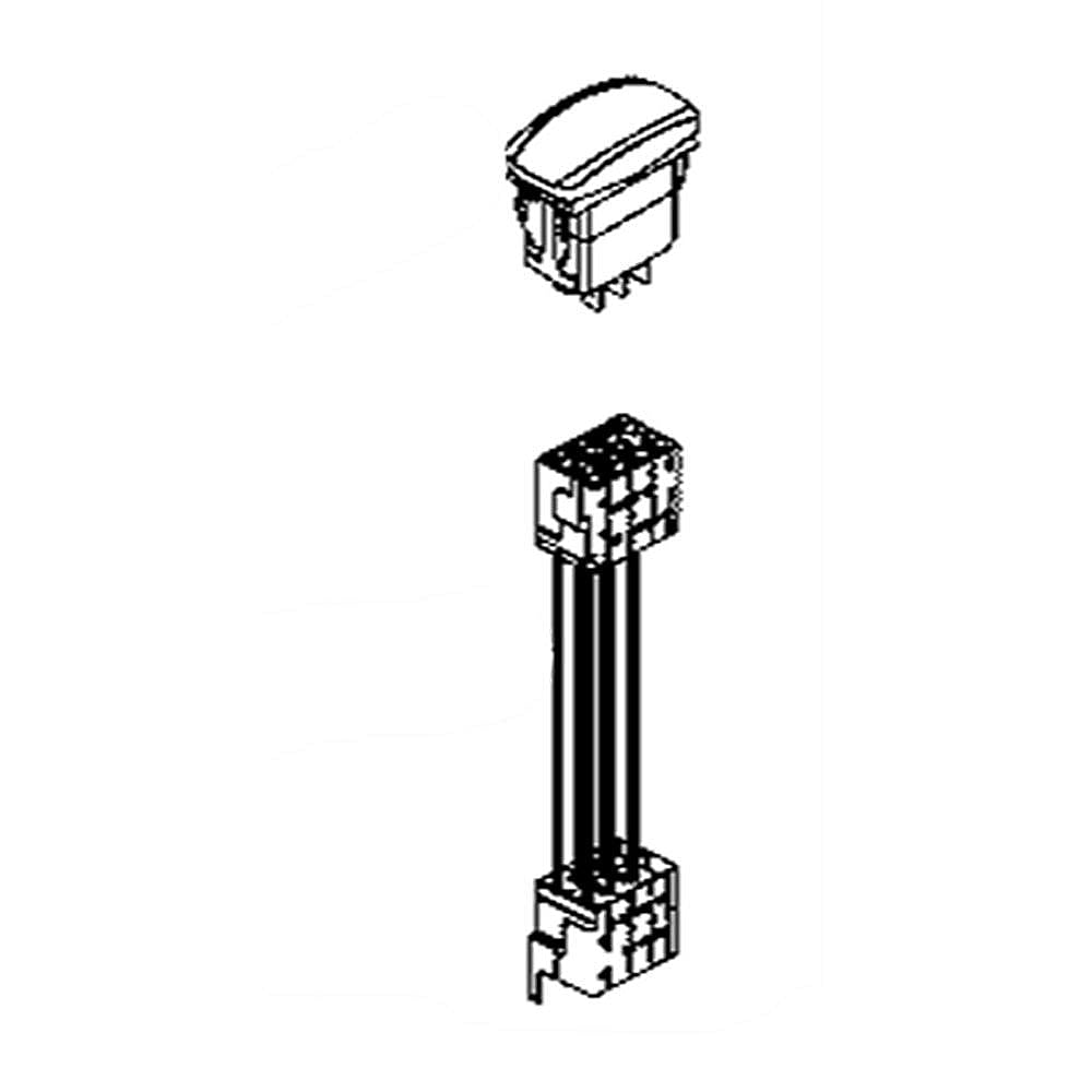 Part #1687904, Briggs & Stratton Snowblower Chute Rotation Switch Adapter Kit (Replaces 1754865Yp) / 8.25 x 5.25 x 2.25