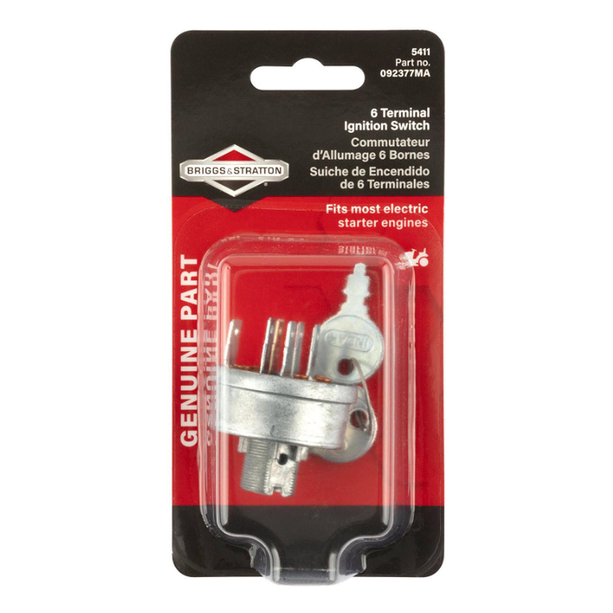 Part #5411K, Briggs And Stratton 6 Terminal Switch