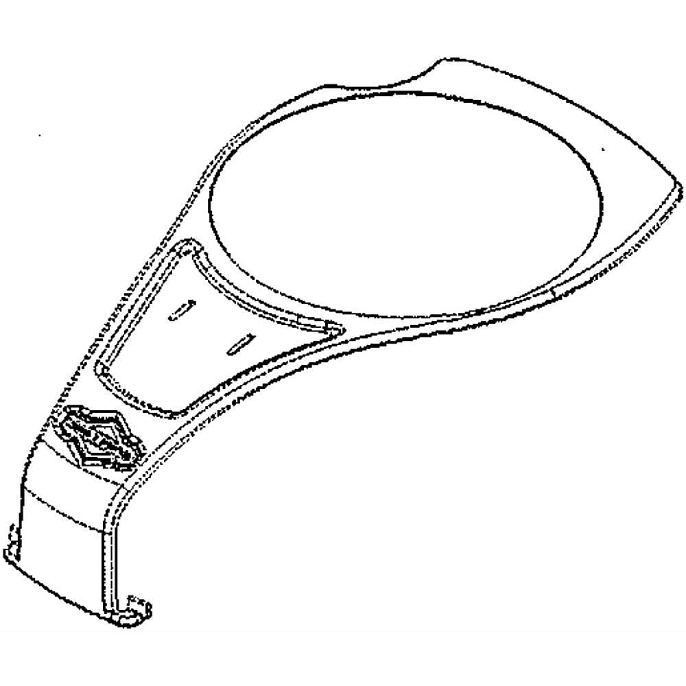 Photo of Part #591114, Briggs & Statton Trim Blower Housing from Repair Parts Direct