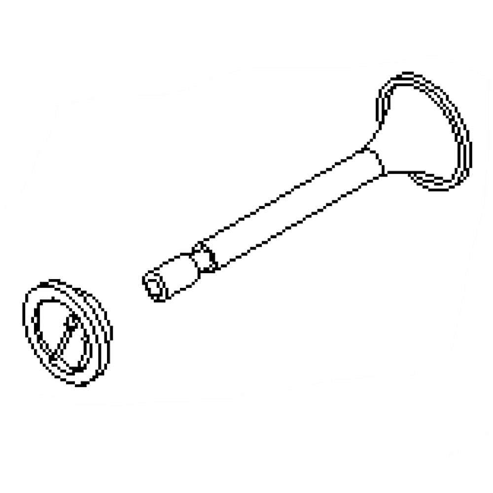 Part #591752, Briggs And Stratton Valve-Exhaust