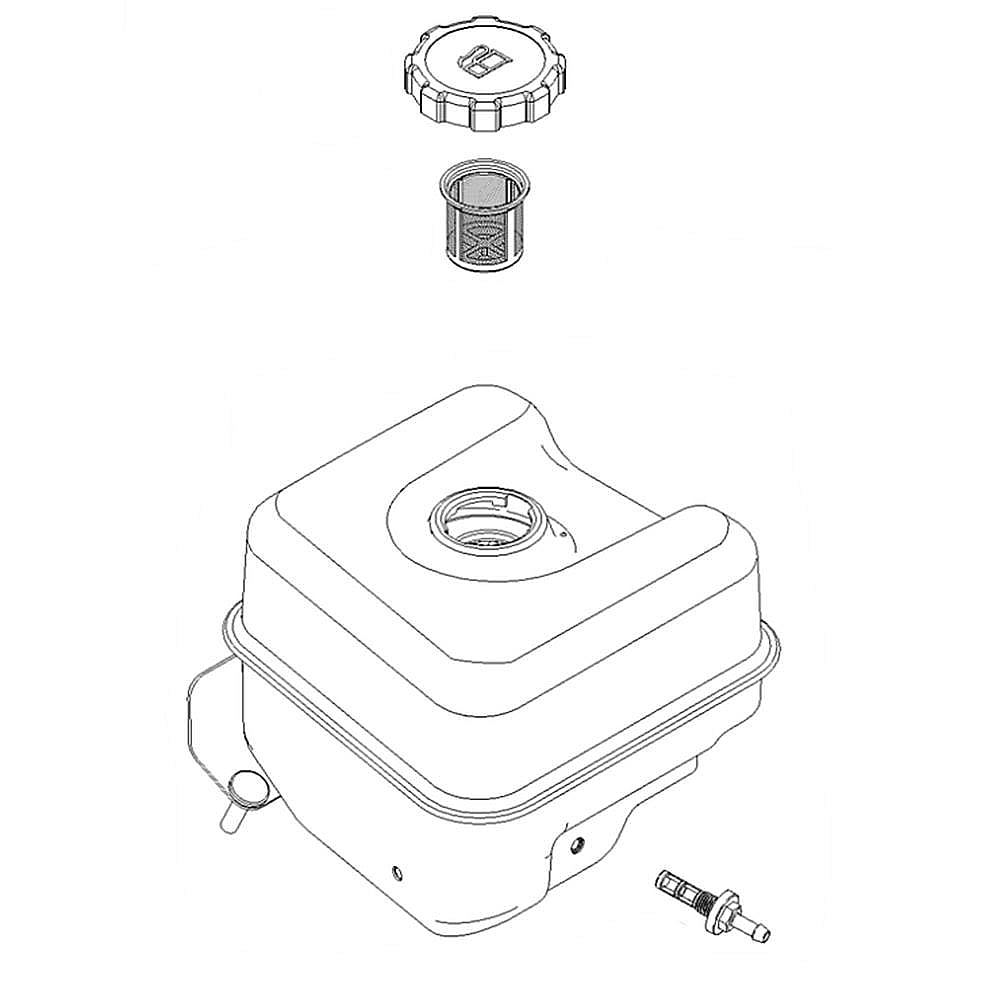 Part #592877, Fuel Tank Assembly