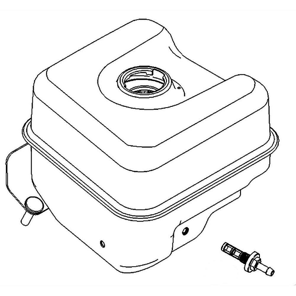 Part #592954, Briggs & Stratton Lawn & Garden Equipment Engine Fuel Tank