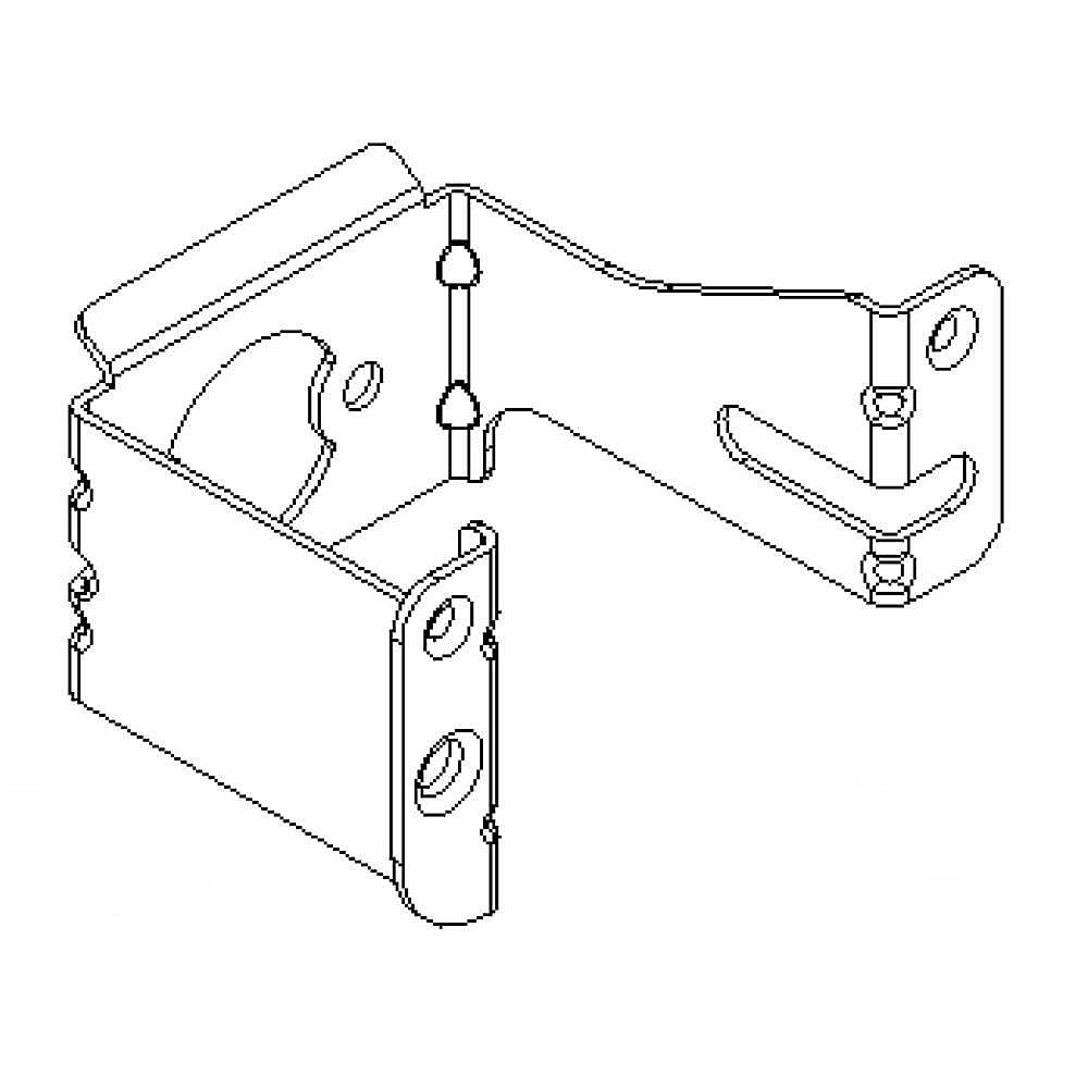 Part #593330, Lawn & Garden Equipment Engine Carburetor Mounting Bracket