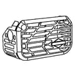 Briggs & Statton Lawn & Garden Equipment Engine Muffler Guard for Briggs & Stratton 121S05-0013-F1 - Part 593411