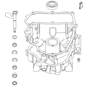 Lawn & Garden Equipment Engine Oil Sump 594973