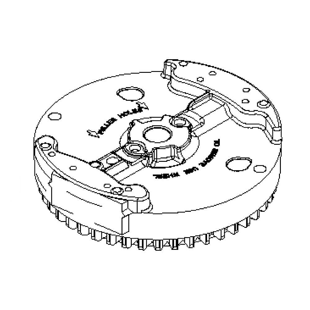 Part #595183, Flywheel