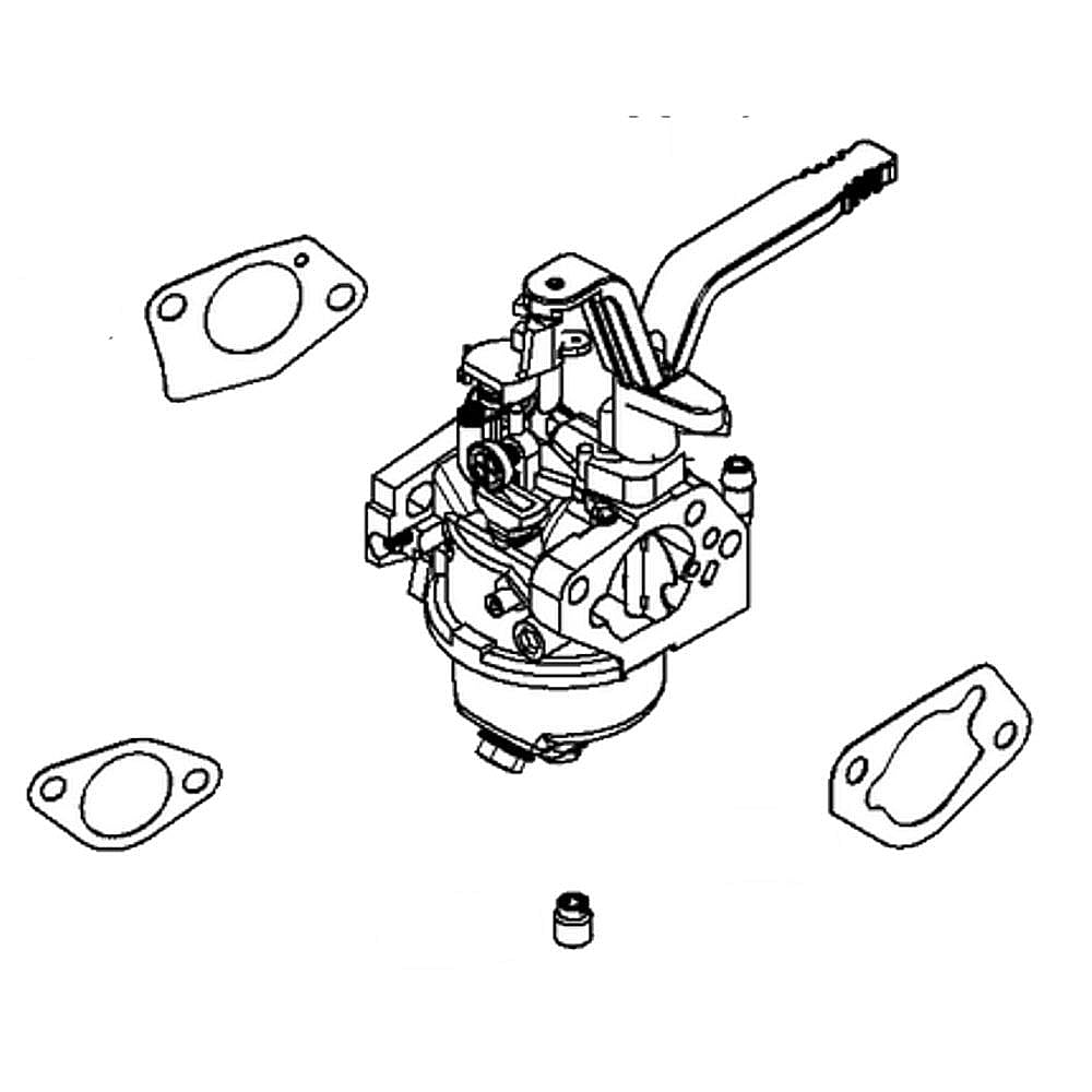 Part #595855, Briggs & Stratton Lawn & Garden Equipment Engine Carburetor
