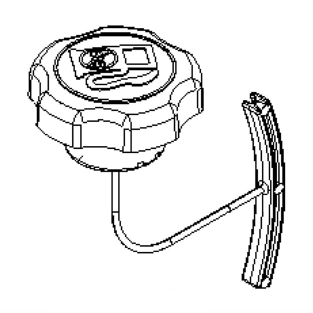 Part #596206, Briggs And Stratton Cap-Fuel Tank