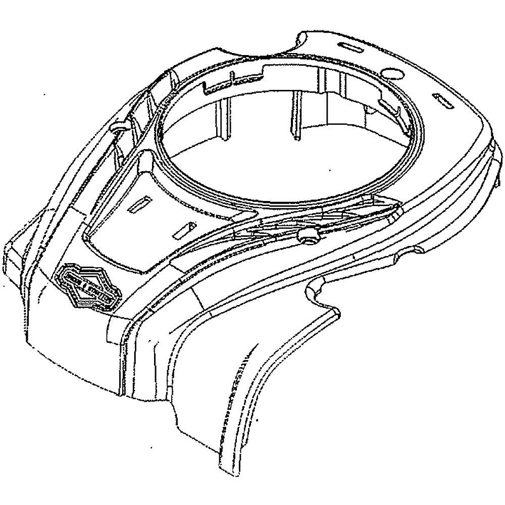 Part #596457, Lawn & Garden Equipment Engine Blower Housing