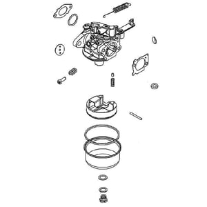 Briggs & Stratton Lawn & Garden Equipment Engine Carburetor 596855