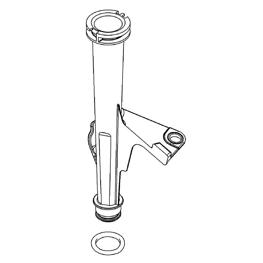 Part #597129, Lawn & Garden Equipment Engine Oil Fill Tube (Replaces 691037, 691398)