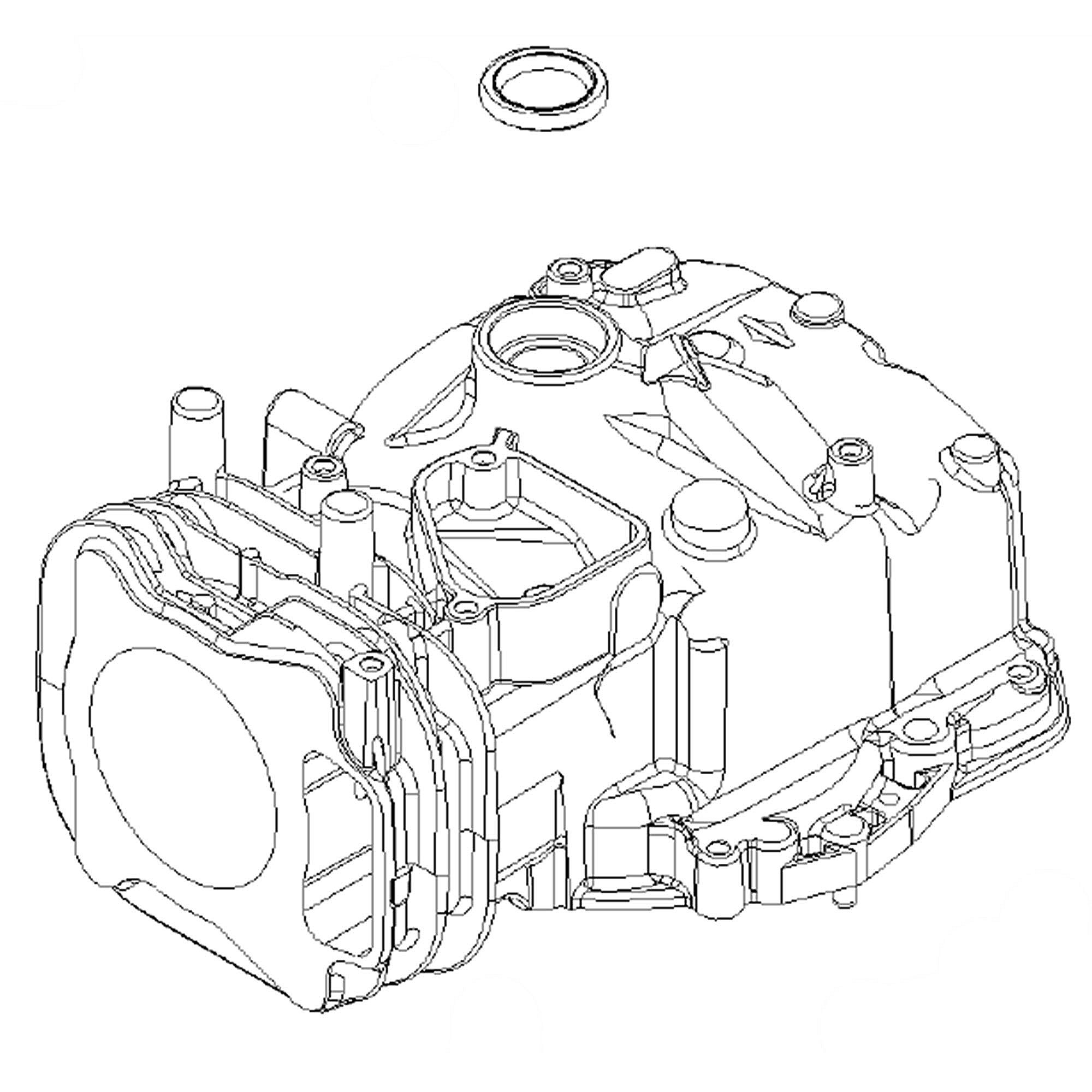 Part #597509, Briggs & Stratton Cylinder Ass