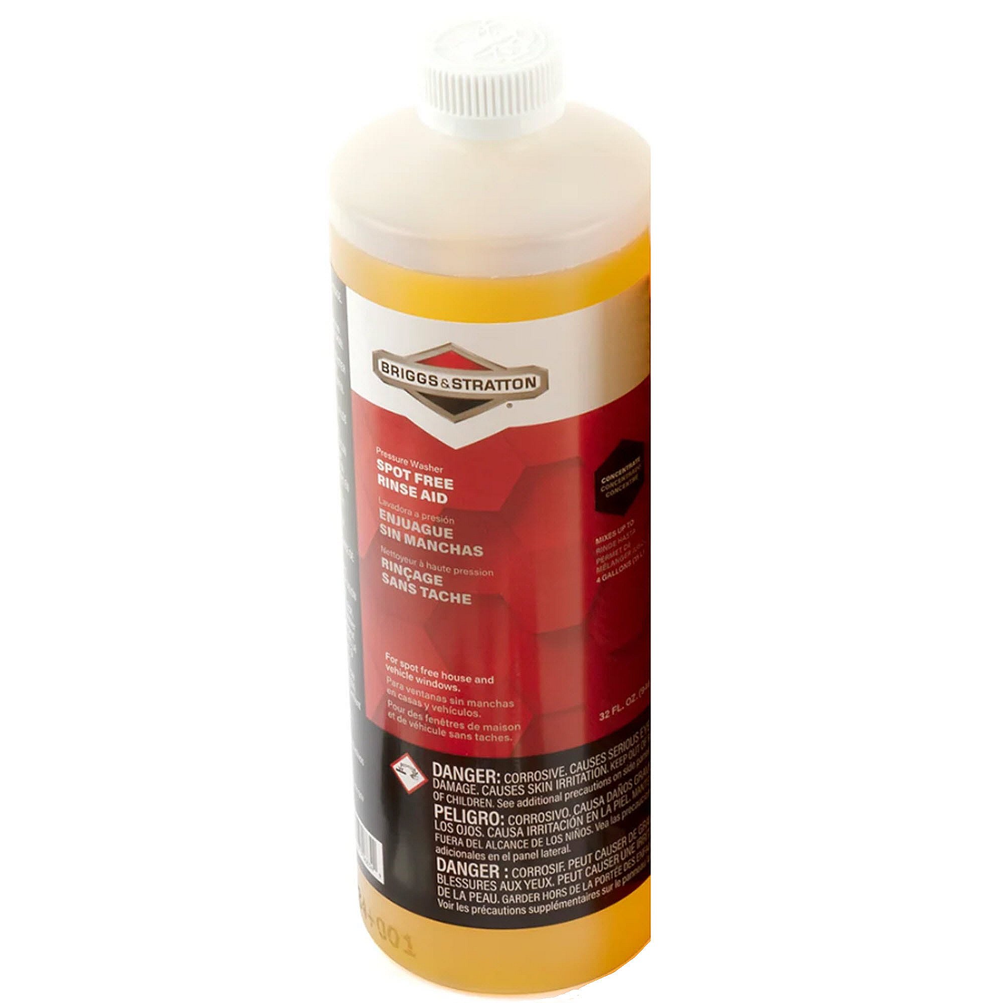 Part #6834, Briggs & Stratton Pressure Washer Spot Free Rinse-Aid Concentrate