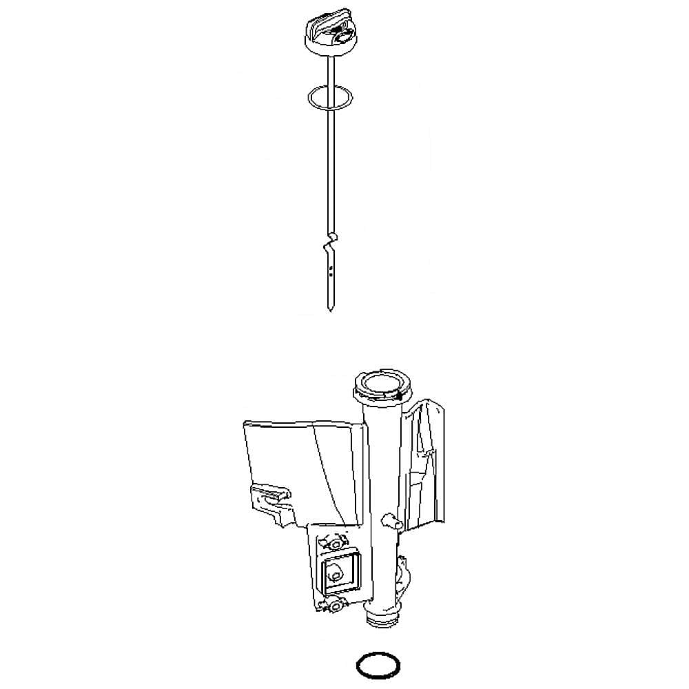 Part #790443, Briggs And Stratton Dipstick/tube Assy