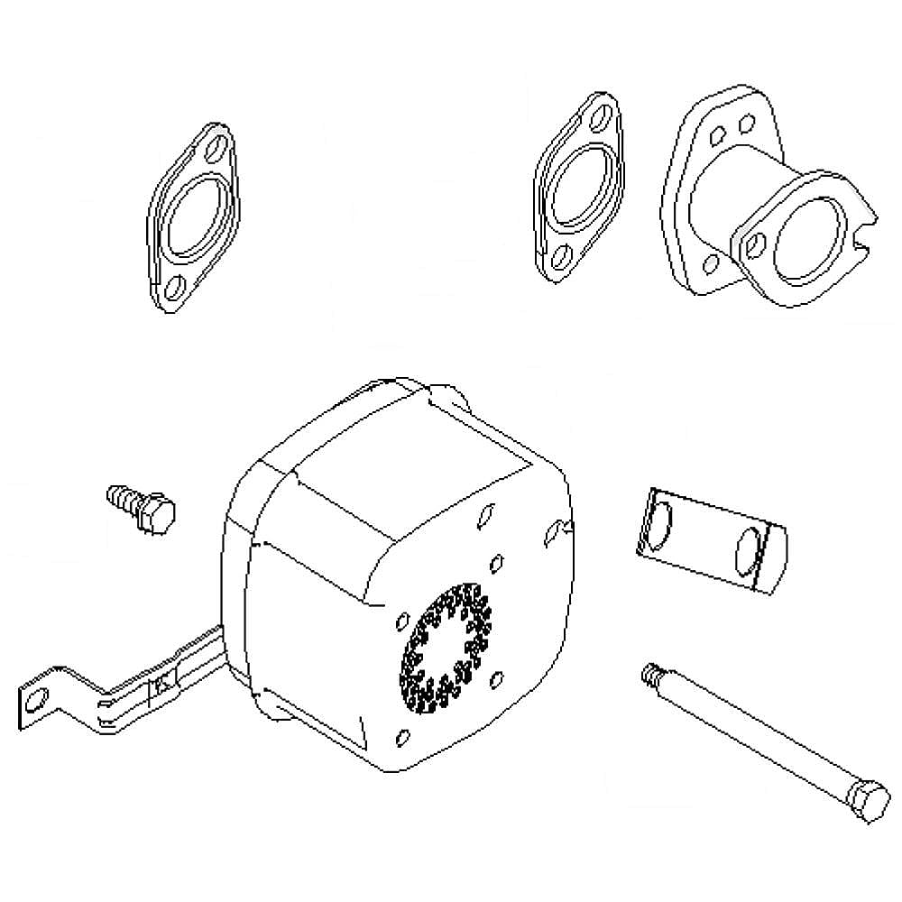 Part #795998, Lawn & Garden Equipment Engine Muffler