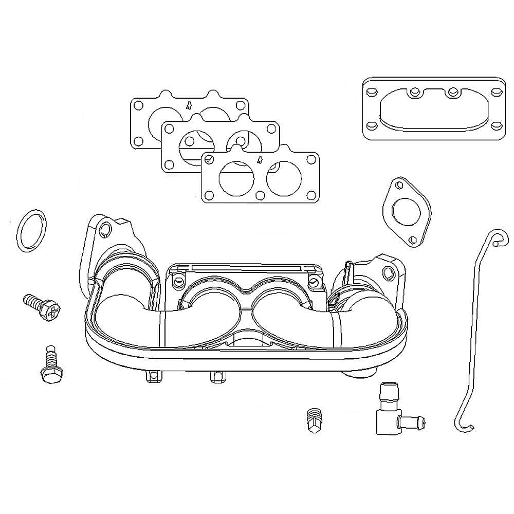 Part #797503, Lawn & Garden Equipment Engine Intake Manifold Assembly / 9.00 x 8.00 x 3.00