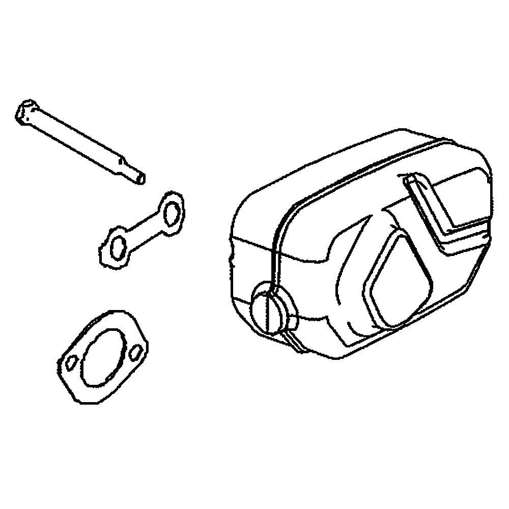 Part #798940, Lawn & Garden Equipment Engine Muffler