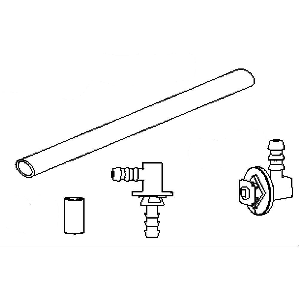 Part #799158, Briggs And Stratton Connector-Hose