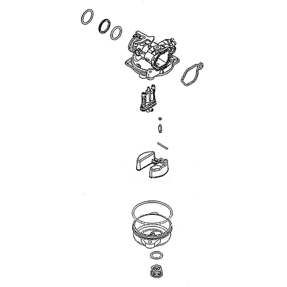 Part #84002104, Lawn & Garden Equipment Engine Carburetor Assembly