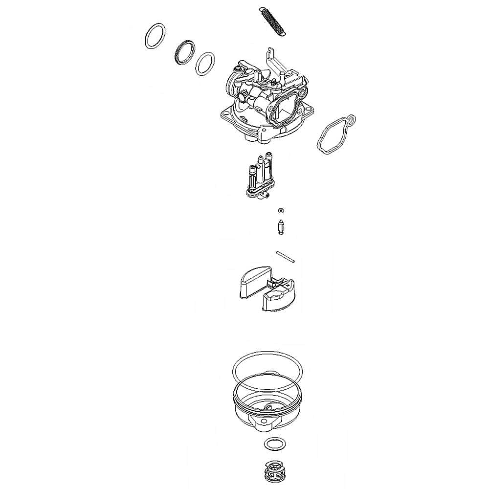 Photo of Part #84002107, Briggs & Statton Lawn & Garden Equipment Engine Carburetor from Repair Parts Direct