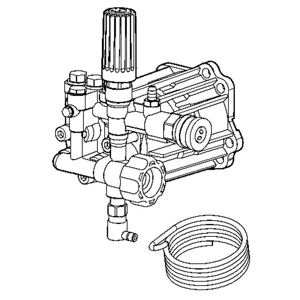Part #84002174, Pressure Washer Pump Assembly