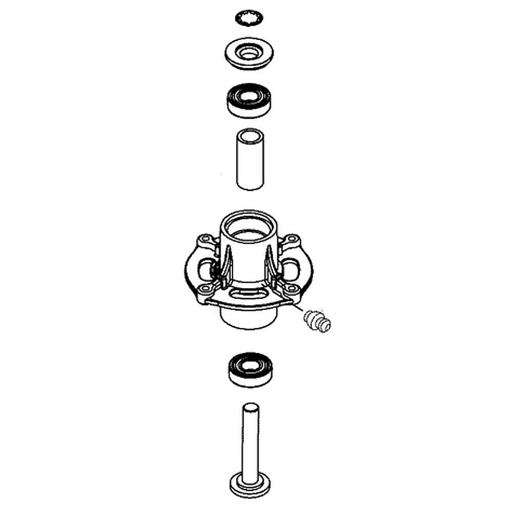 Part #84003175, Briggs & Statton Lawn Tractor Mandrel Assembly