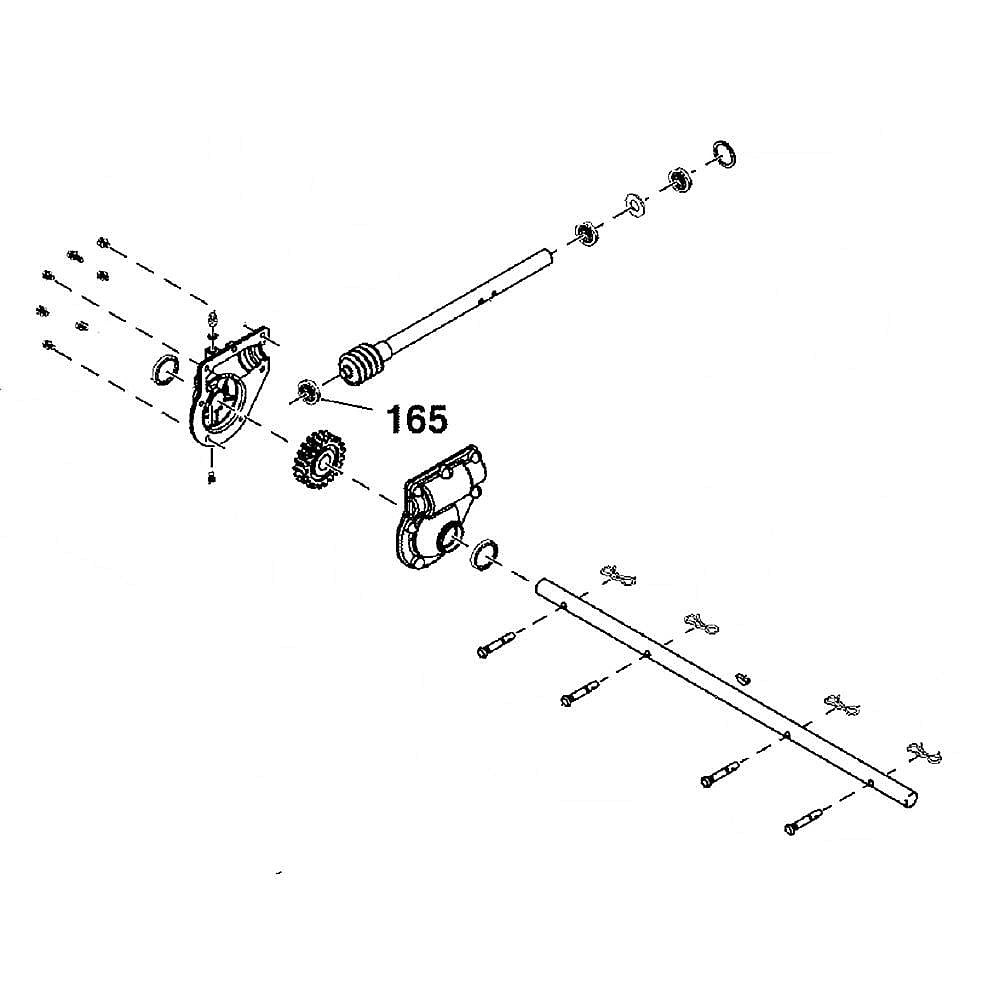 Part #84004725, Briggs & Stratton Kit, Gearbox (Ref. #s 91, 159, 160, 162, 164-168, 171-175, 178, 185, 186, 207, 208)