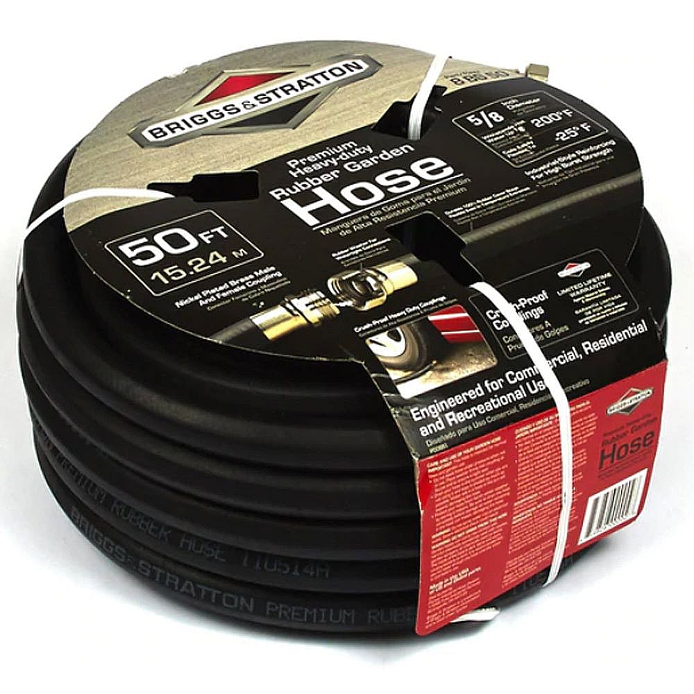 Part #8Bs50, Briggs And Stratton 5/8 X 50 Rubber Garden Hose