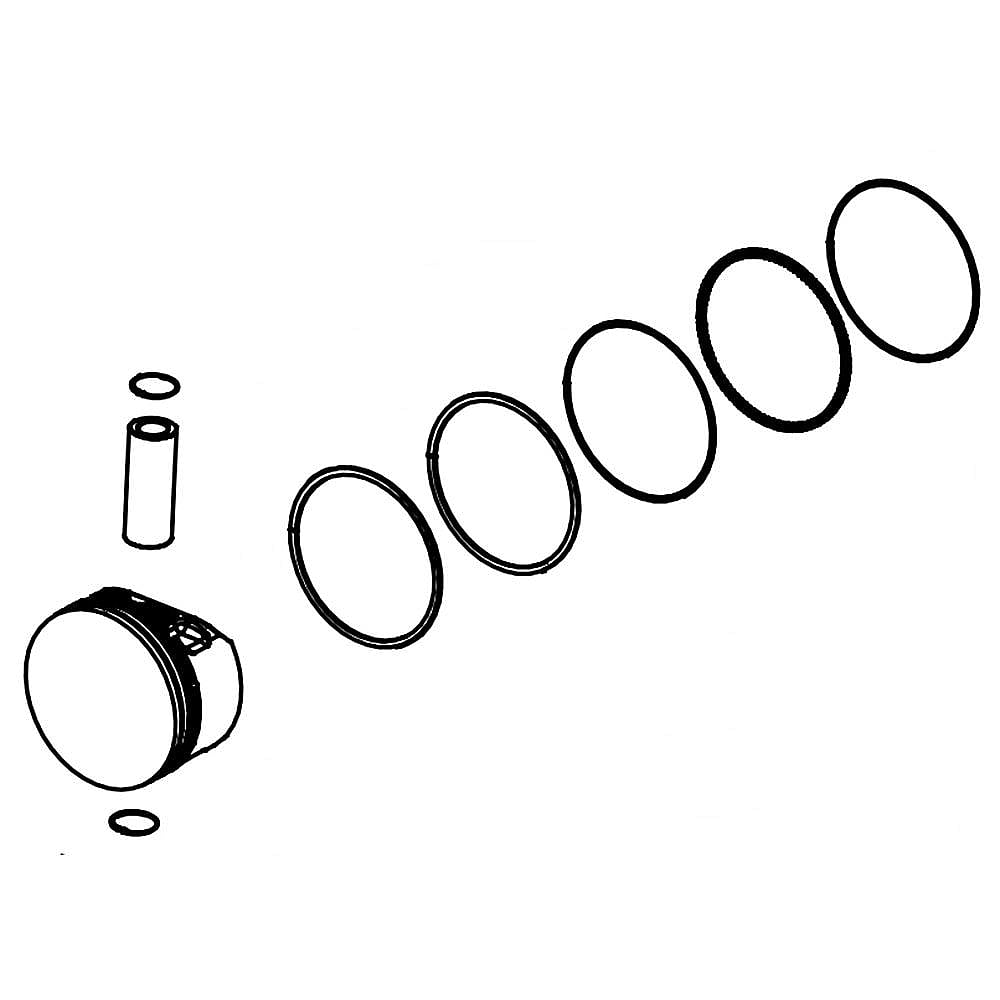 Part #12-874-03-S, Lawn & Garden Equipment Engine Piston And Ring Kit