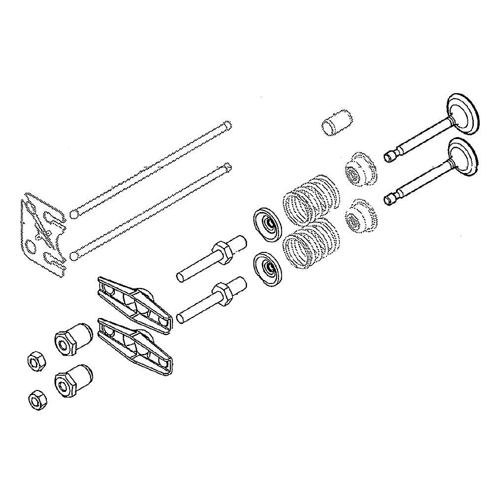 Part #14-755-02-S, Kit Valve Tr