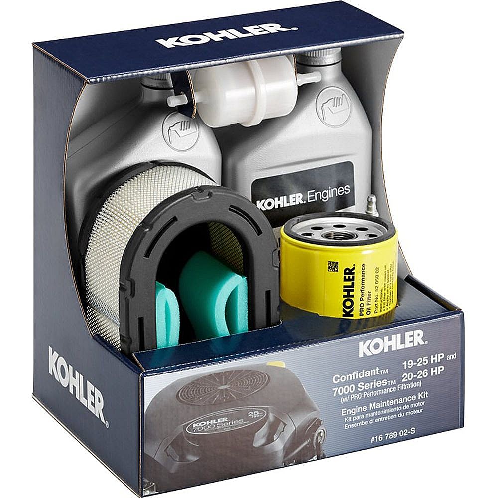 Part #16-789-02-S, Kohler Confidant Lpac/7000 Series Engine Tune-Up Kit W/pro Filter