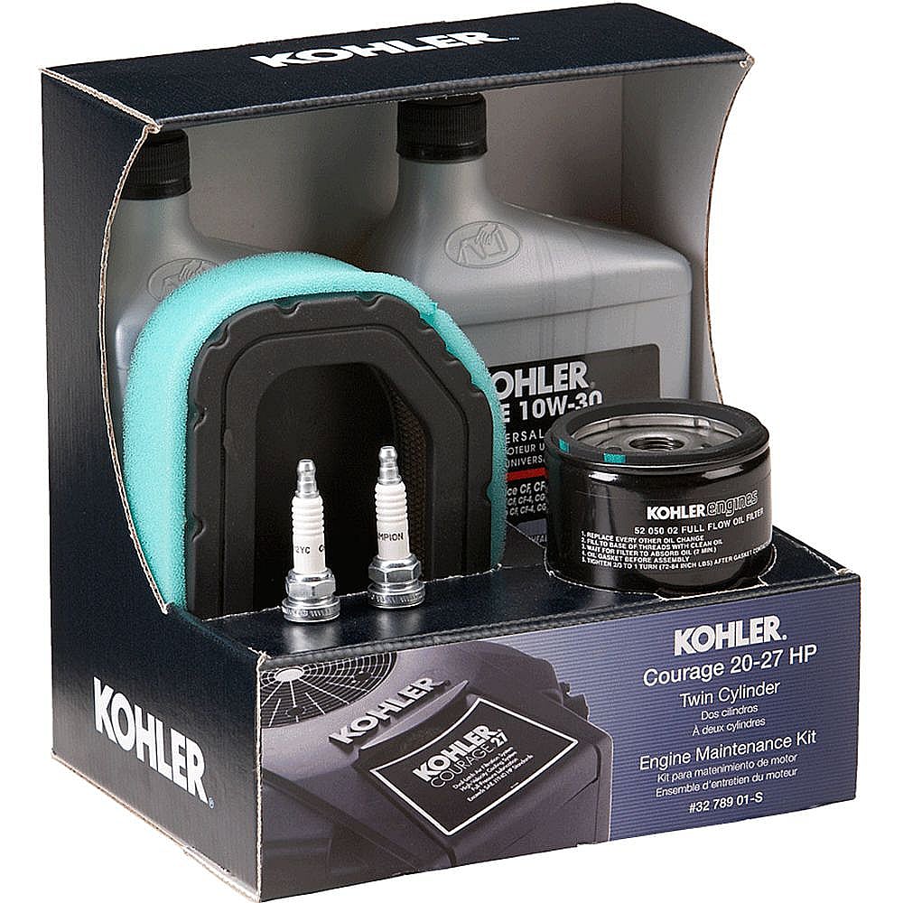 Part #32-789-01-S, Kohler Courage Twin 20-27 Hp Engine Maintenance Kit (Replaces Kh-32-789-01-S)