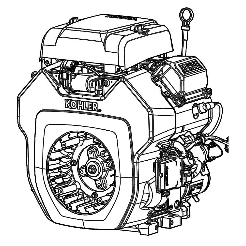 Part #pa-Ech749-3080, Lawn & Garden Equipment Engine