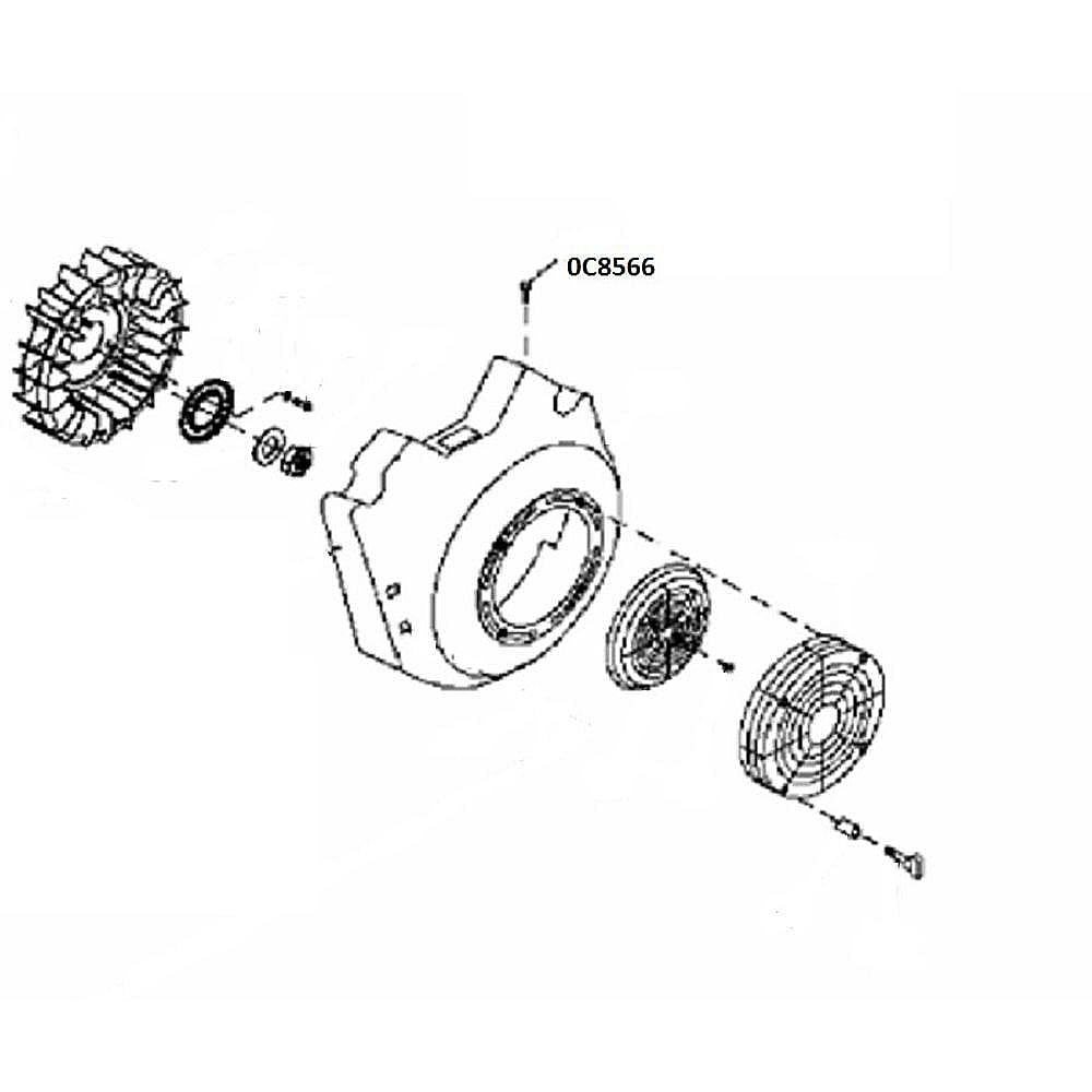 Part #0C8566, Screw