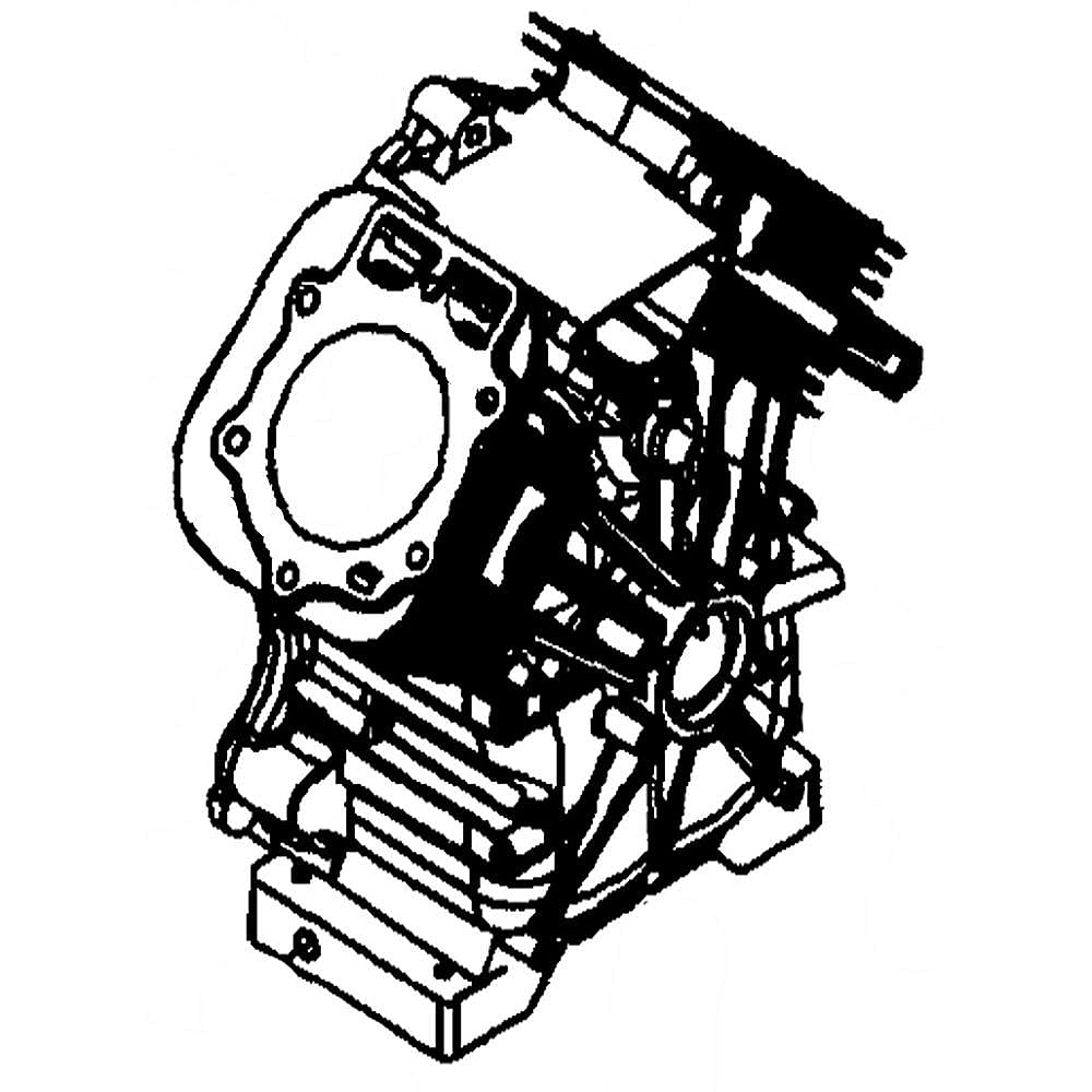 Part #0G85480Srv, Generator Engine Crankcase Assembly