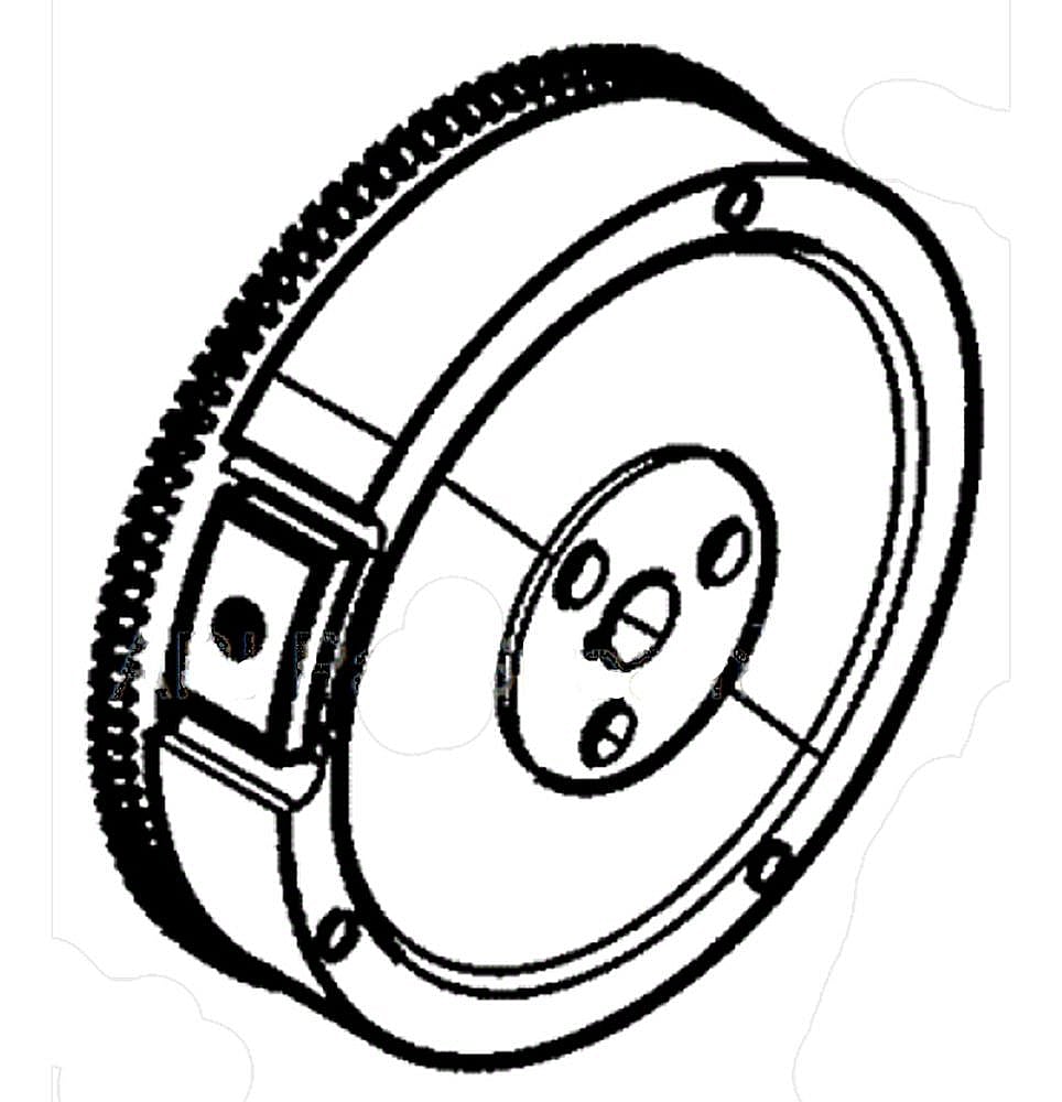 Part #0J5863A120, Flywheel