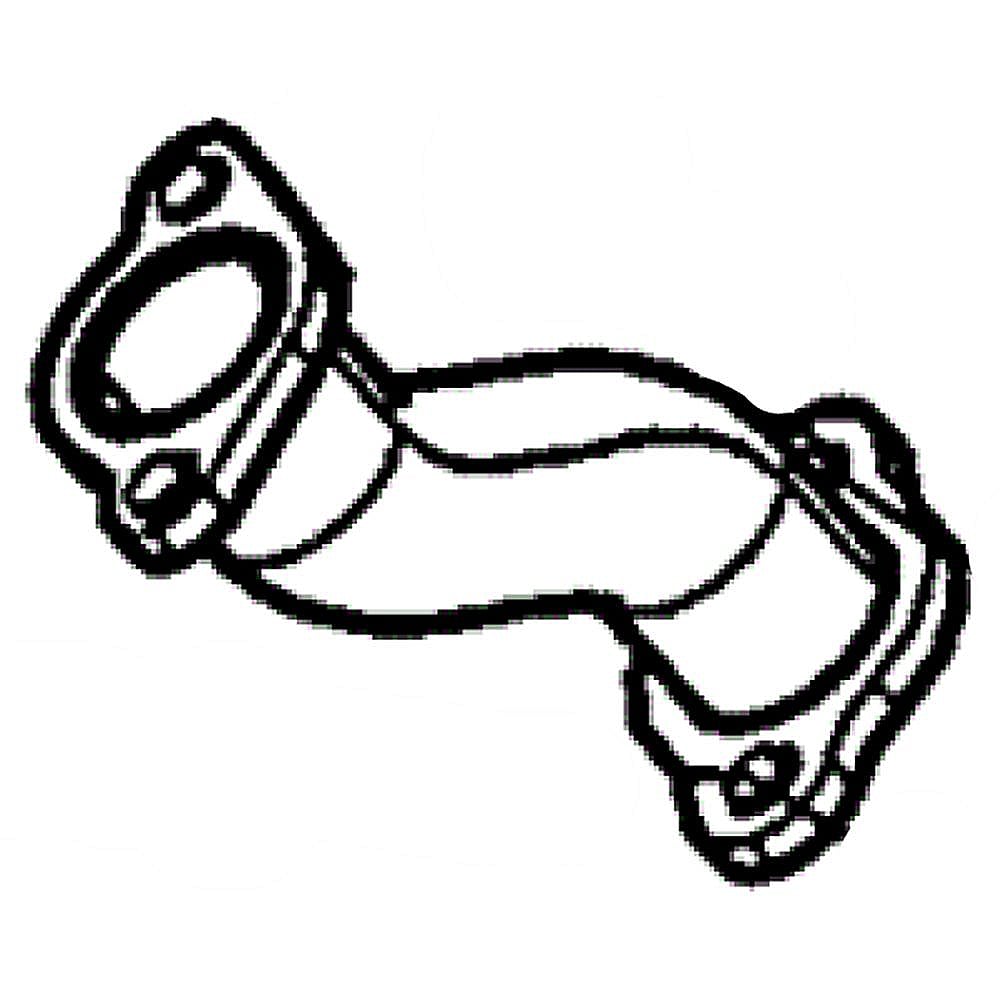 Part #0J6396, Exhaust Pipe