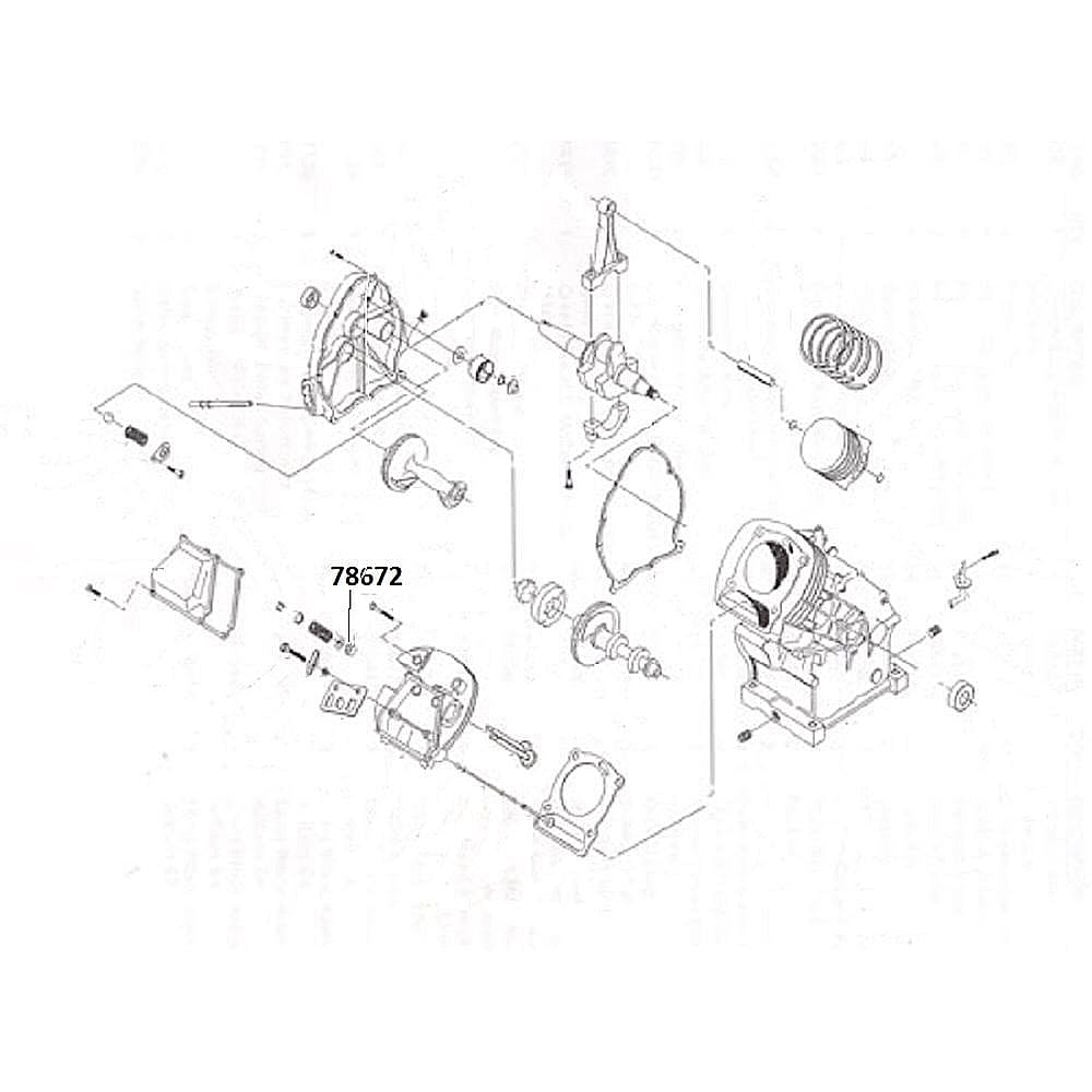 Generac Part #78672, Valve Seal | 2.50 x 1.80 x 1.10