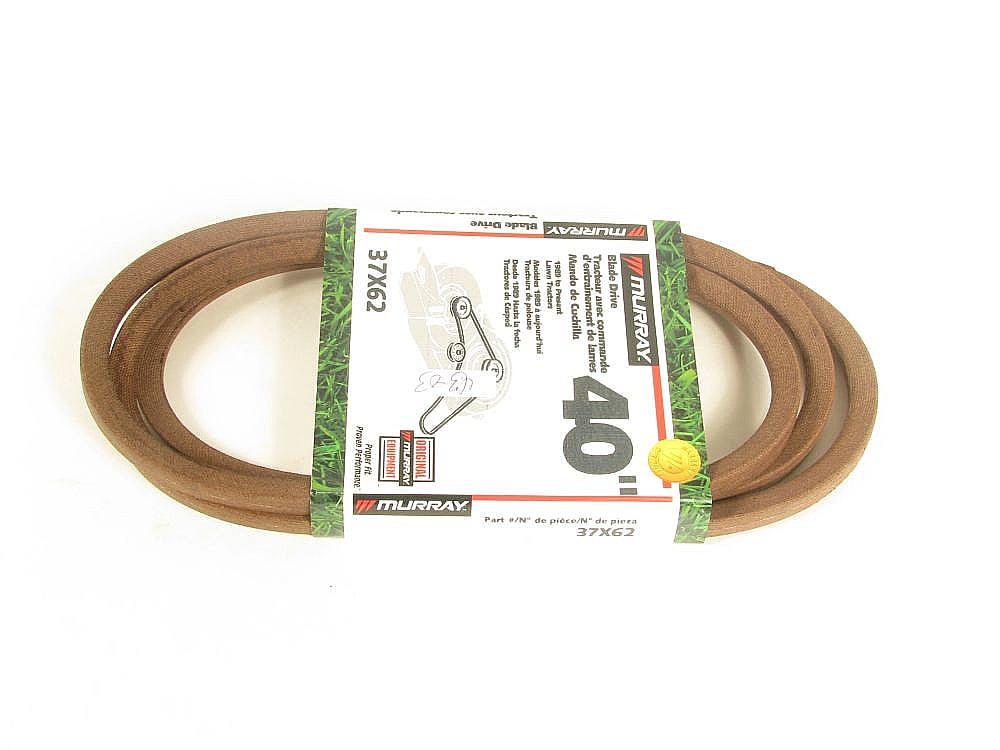 Part #37X62Ma, Lawn Tractor Blade Drive Belt (Replaces 037X62Ma) / 12.00 x 6.00 x 1.00
