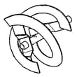 Snowblower Auger, Left for Craftsman 536886180 - Part 1740736AYP