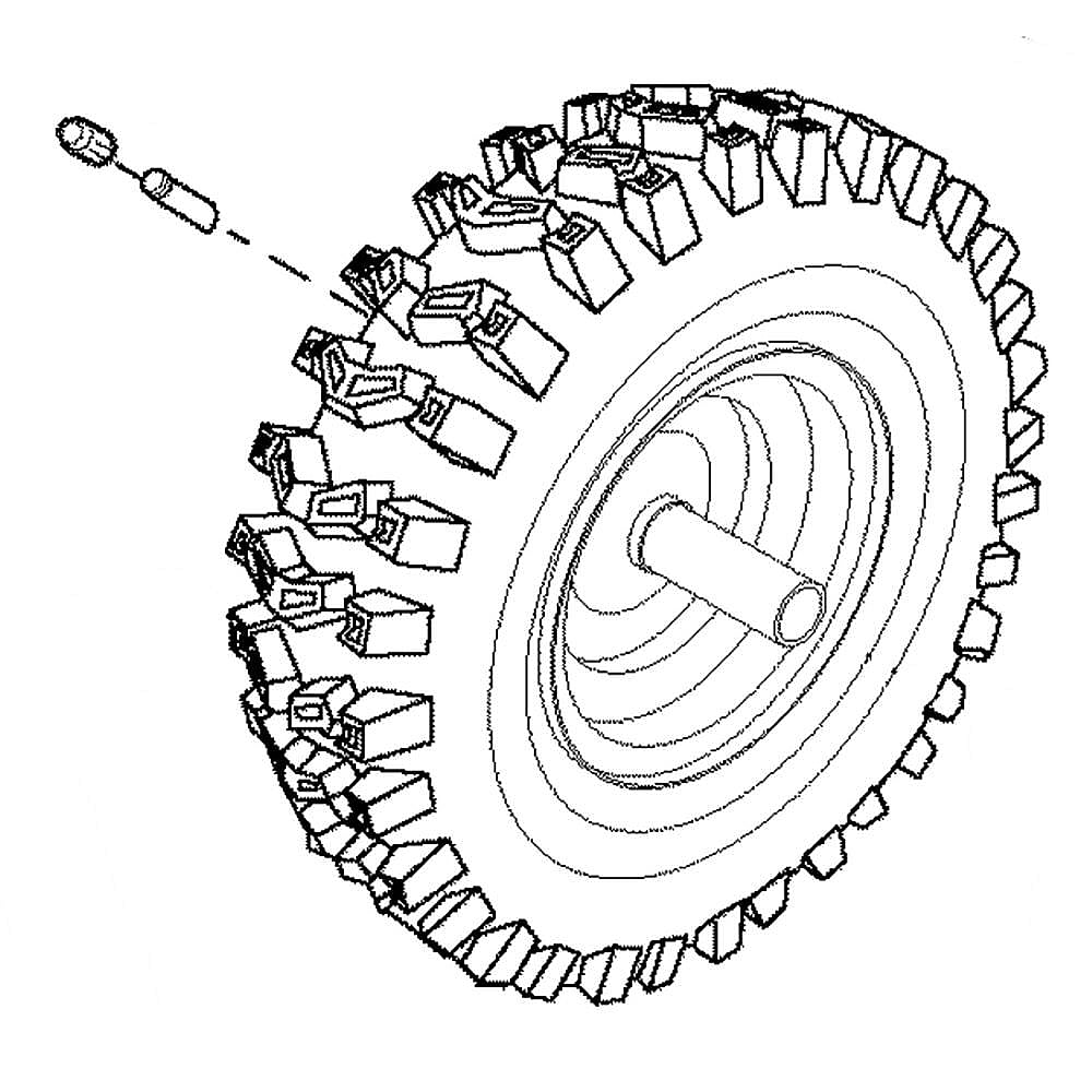 Part #1750347Yp, Wheel Assembly