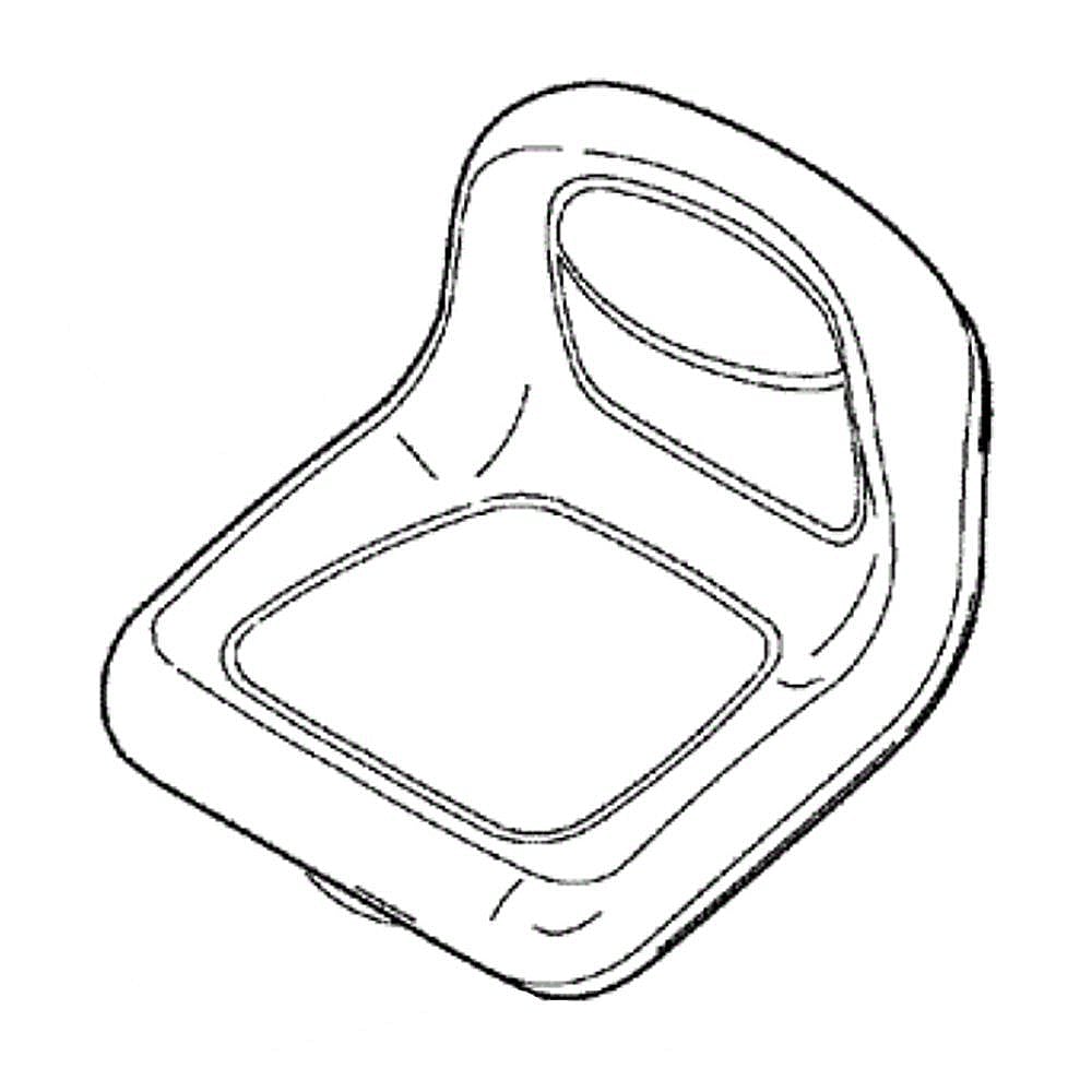 Part #1750799Yp, Mtd Lawn Tractor Seat