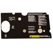 Craftsman Snowblower Engine Panel Decal for Craftsman 536881510 - Part 48X5635MA