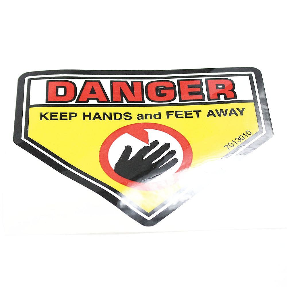 Part #7013010Sm, Danger Decal