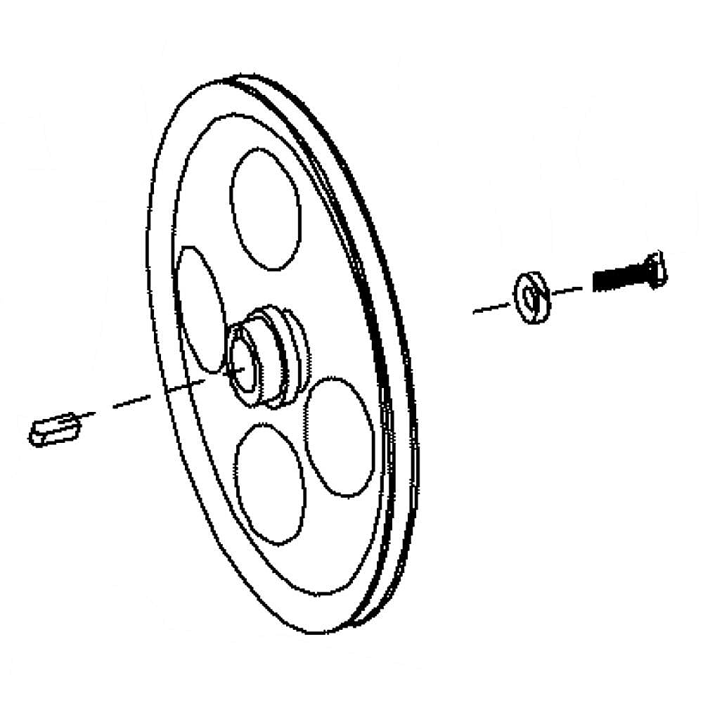 Part #707823, Snowblower Pulley Kit