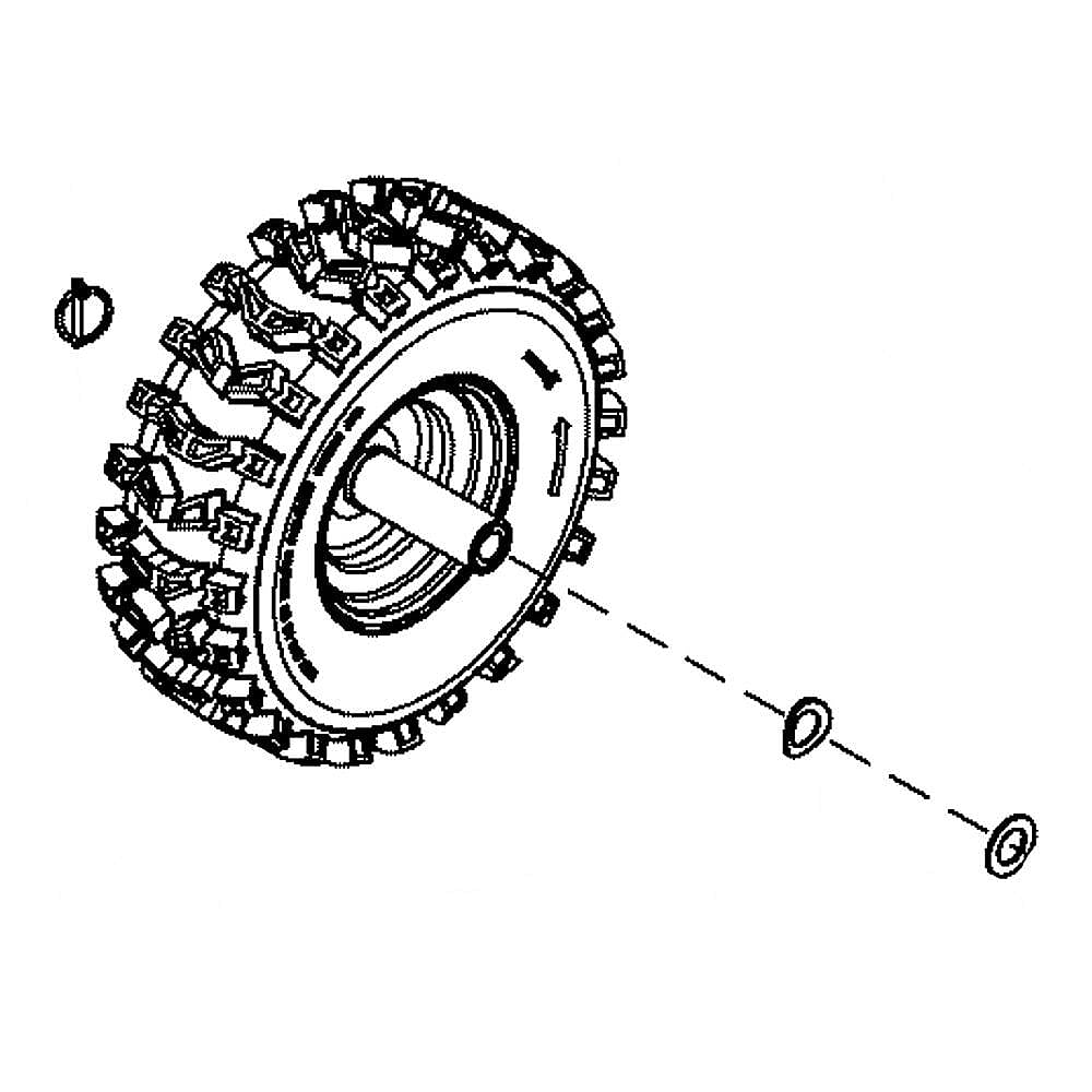 Part #707842, Briggs & Stratton Wheel Kit