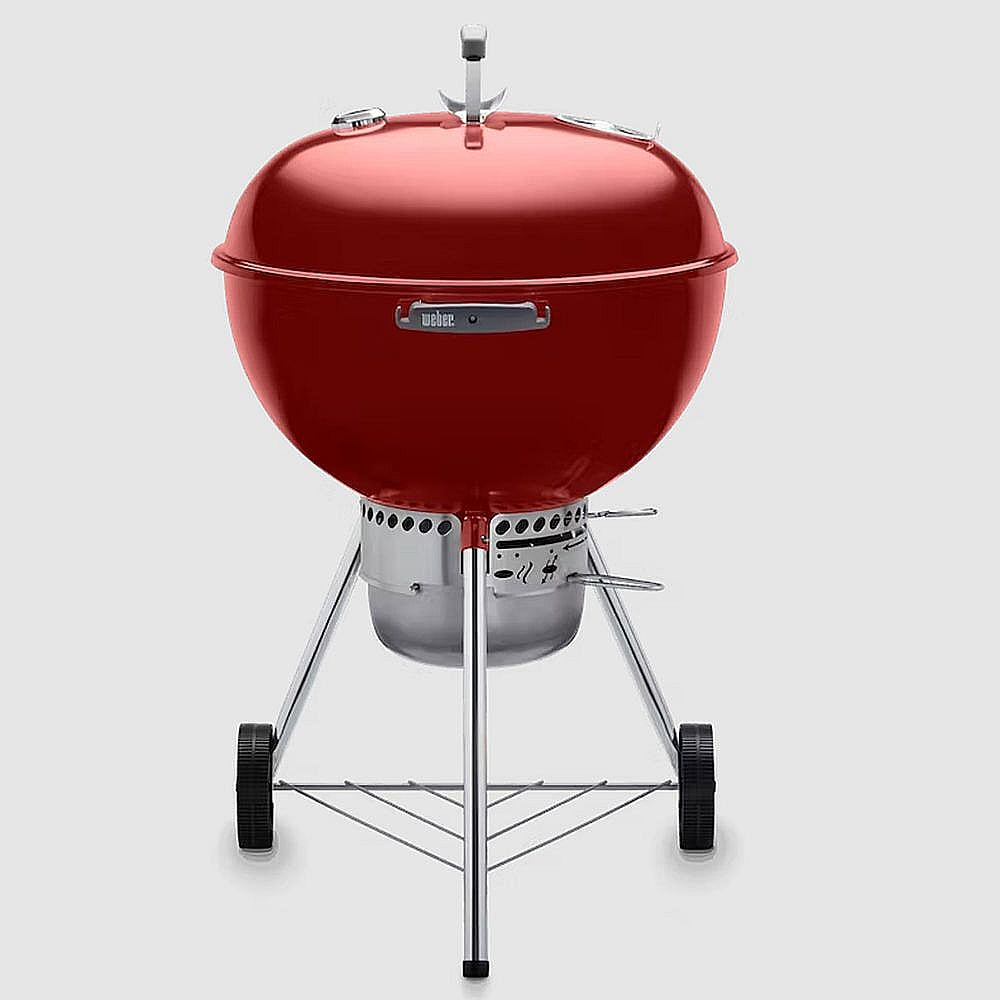 Part #14403001, Weber Original Kettle 22-Inch Premium Charcoal Grill (Crimson)