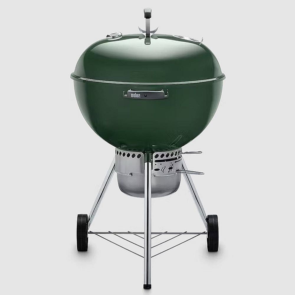 Part #14407001, Weber Original Kettle 22-Inch Premium Charcoal Grill (Green)
